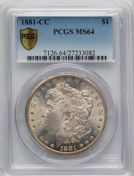 1881-CC Morgan Dollar PCGS MS64 (774263021)