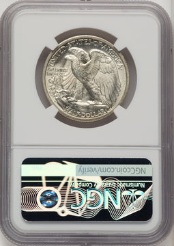 1943-S 50C Walking Liberty Half Dollar NGC MS67 (774226020)