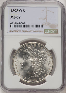 1898-O Morgan Dollar NGC MS67 (520445026)