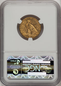 1912 $5 Indian Half Eagle NGC MS63 (520445032)