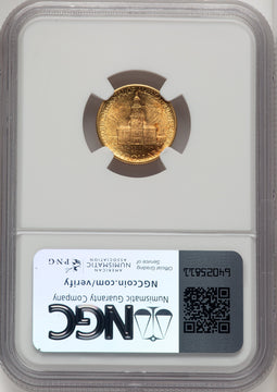 1926 $2.50 SESQUI Commemorative Gold NGC MS62