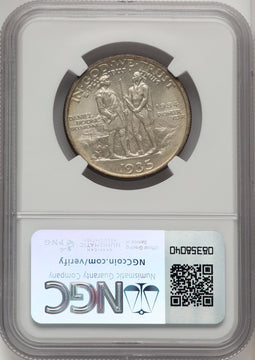 1935/34 50C Boone Commemorative Silver NGC MS67