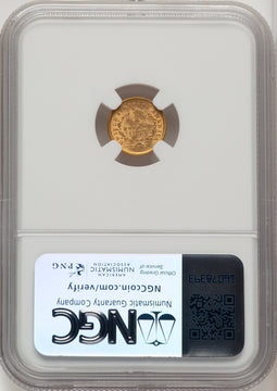 1853 G$1 Gold Dollar NGC MS66 (773723005)