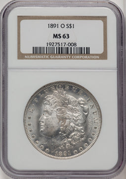 1891-O Morgan Dollar NGC MS63 (773972127)
