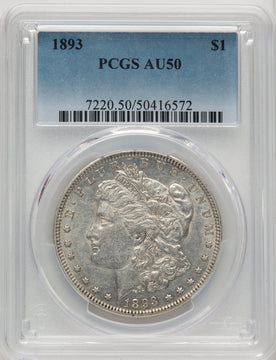 1893 Morgan Dollar PCGS AU50 (773972250)