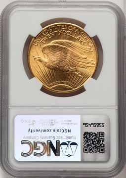 1924 $20 Saint CAC Saint-Gaudens Double Eagle NGC MS66 (774492009)