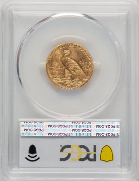1909-D $5 Blue Gradient Indian Half Eagle PCGS MS65