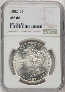 1882 Morgan Dollar NGC MS66 (506677003)