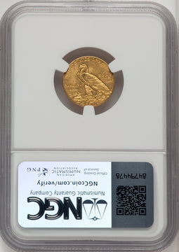 1908 $2.50 Indian Quarter Eagle NGC MS62 (772460070)