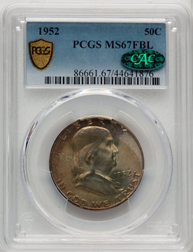 1952 50C FL CAC Franklin Half Dollar PCGS MS67