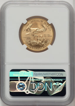 2020 $25 Half-Ounce Gold Eagle Don Everhart NGC MS70