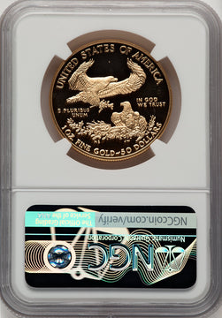 2018-W $50 One Ounce Gold Eagle First Day of Issue FDI 1ST NGC PF70