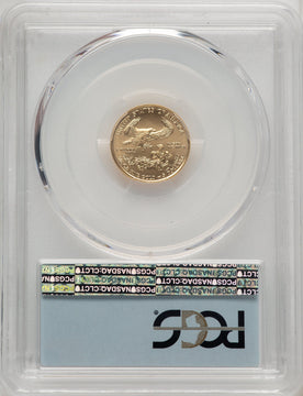 2019 $5 Tenth Ounce Gold Eagle First Day of Issue FS Flag PCGS MS70
