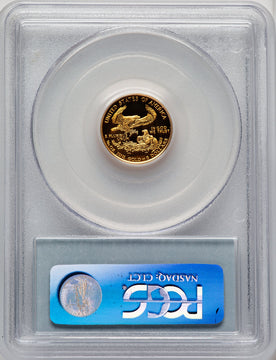 1993-P $5 Tenth-Ounce Gold Eagle PCGS PR70
