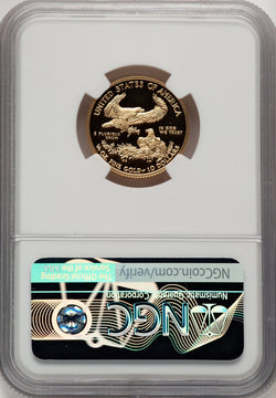 2018-W G$10 Quarter Ounce Gold Eagle First Day of Issue FDI 1ST NGC PF70