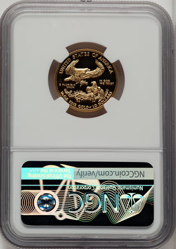 2018-W G$10 Quarter Ounce Gold Eagle Ed Moy NGC PF70