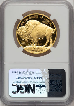 2016-W $50 One-Ounce Gold Buffalo NGC PF70
