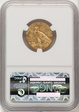 1911 $5 Indian Half Eagle NGC MS63 (774470013)