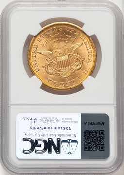 1865-S $20 Liberty Double Eagle NGC MS64 (774580023)