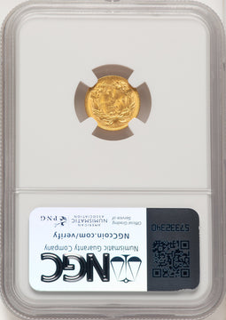 1861 Gold Dollar NGC MS65
