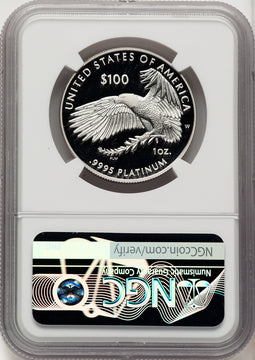 2022-W $100 One-Ounce Platinum Eagle Freedom of Speech Mike Castle NGC PF70
