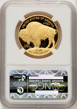 2011-W $50 One-Ounce Gold Buffalo Brown Label NGC PF70 (507166107)