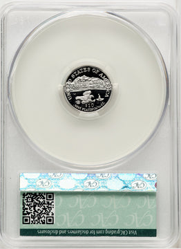 2002-W $10 Tenth-Ounce Platinum Eagle Brown Label CACG PR70
