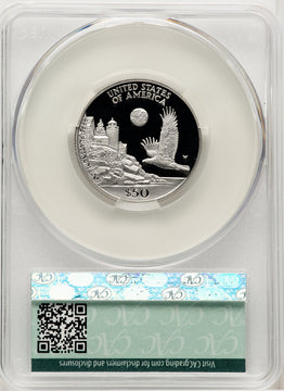 1998-W $50 Half-Ounce Platinum Eagle Blue Gradient CACG PR70