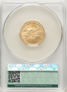 2006-W $10 Quarter-Ounce Gold Eagle CACG SP70