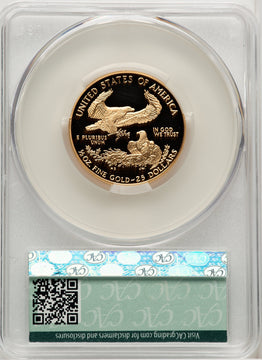 1998-W $25 Half-Ounce Gold Eagle CACG PR70