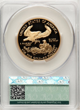 1989-W $50 One-Ounce Gold Eagle CACG PR70