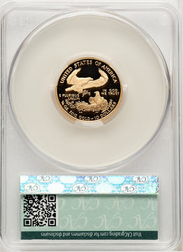 2007-W $10 Quarter-Ounce Gold Eagle CACG PR70