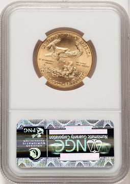 2014 $25 Half-Ounce Gold Eagle First Strike NGC MS70