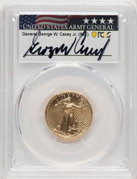 2023 Gold Eagle 1/4 oz FS George Casey PCGS MS70 (774301001)