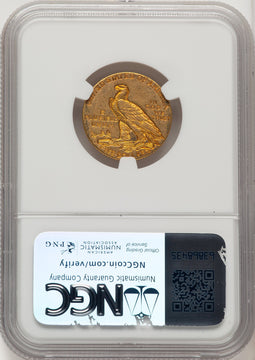 1909-O $5 CAC Indian Half Eagle NGC AU58 (773687062)