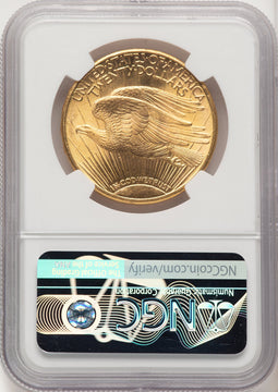 1911-S $20 Saint-Gaudens Double Eagle NGC MS66
