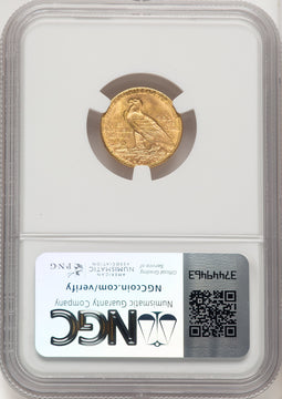 1914-D $2.50 Indian Quarter Eagle NGC MS64 (771365020)