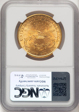 1896 $20 Liberty Double Eagle NGC MS65