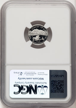 2002-W $10 Tenth-Ounce Platinum Eagle Brown Label NGC PF70 (769030010)