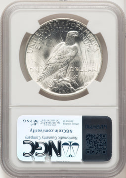 1923 Peace Dollar NGC MS66