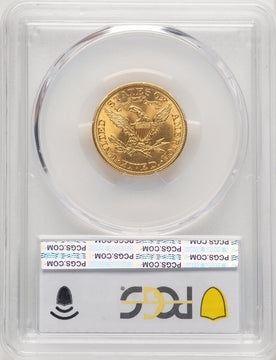 1908 $5 Liberty Liberty Half Eagle PCGS MS64