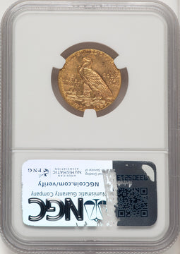 1915 $5 Indian Half Eagle NGC MS64 (774257009)