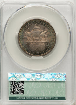 1893 50C COLUMBIAN CACG Plus Commemorative Silver CACG MS66+