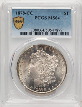 1878-CC Morgan Dollar PCGS MS64 (774649005)