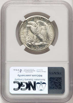 1945-D 50C Walking Liberty Half Dollar NGC MS67 (774667002)