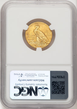 1911 $5 Indian Half Eagle NGC MS63 (774667023)