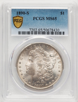 1890-S Morgan Dollar PCGS MS65 (774652016)