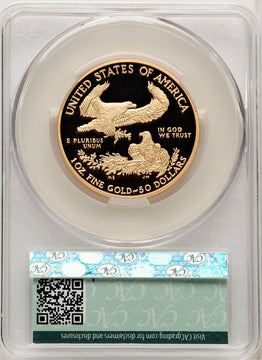 2010-W $50 One-Ounce Gold Eagle CACG PR70