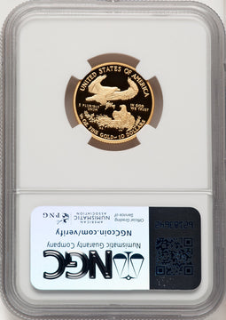 2010-W $10 Quarter-Ounce Gold Eagle Brown Label NGC PF70 (773775005)