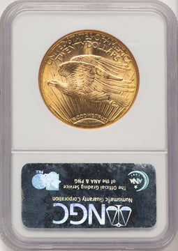 1924-S $20 Saint-Gaudens Double Eagle NGC MS65
